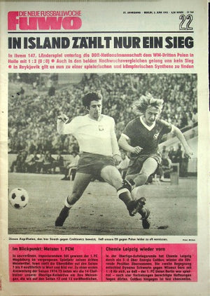 Fuwo Fussballwoche 22/1975
