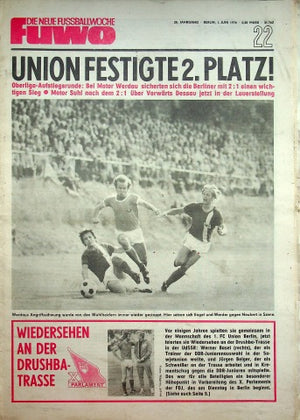 Fuwo Fussballwoche 22/1976