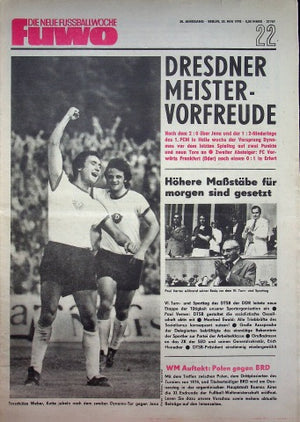 Fuwo Fussballwoche 22/1978
