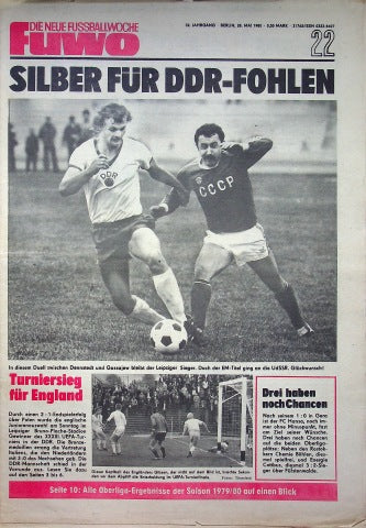 Fuwo Fussballwoche 22/1980