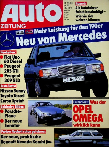 Autozeitung 22/1986