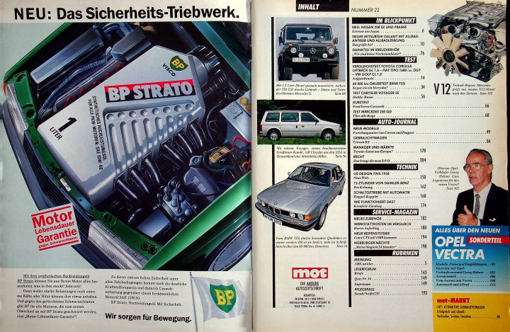 Inhaltsverzeichnis MOT 22/1988