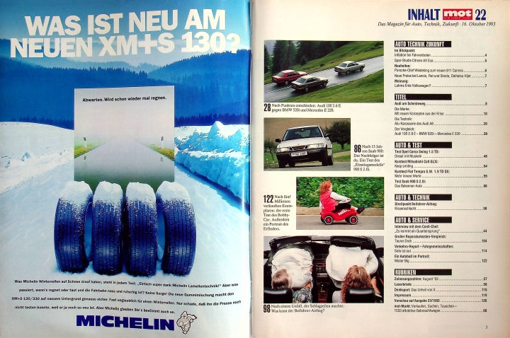 Inhaltsverzeichnis MOT 22/1993