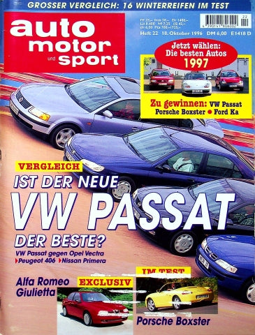 Auto Motor und Sport 22/1996