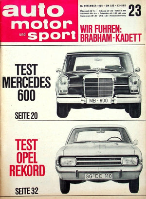 Auto Motor und Sport 23/1966