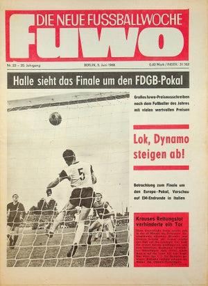 Fuwo Fussballwoche 23/1968