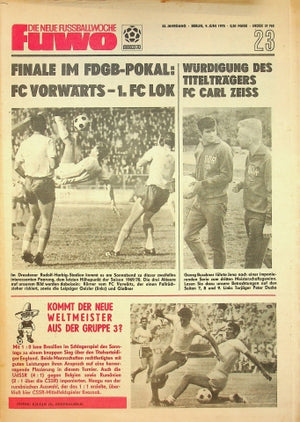 Fuwo Fussballwoche 23/1970