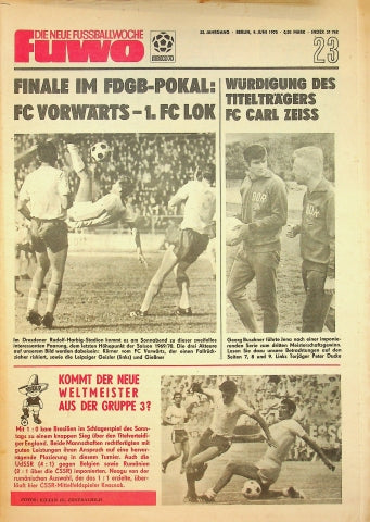 Fuwo Fussballwoche 23/1970