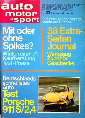 Auto Motor und Sport 23/1971