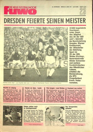 Fuwo Fussballwoche 23/1971