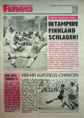 Fuwo Fussballwoche 23/1973
