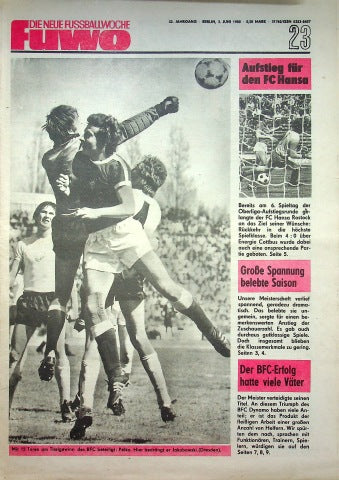 Fuwo Fussballwoche 23/1980