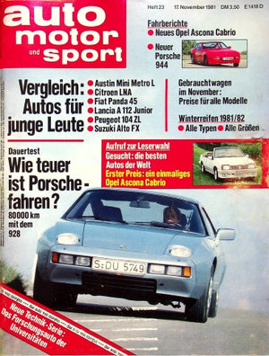 Auto Motor und Sport 23/1981