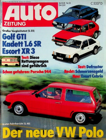 Autozeitung 23/1981