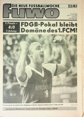 Fuwo Fussballwoche 23/1983