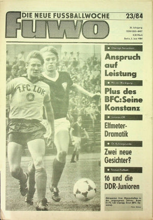 Fuwo Fussballwoche 23/1984