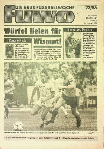 Fuwo Fussballwoche 23/1985