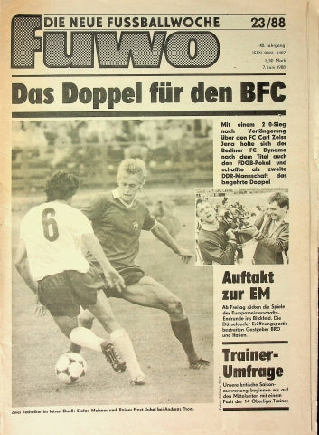 Fuwo Fussballwoche 23/1988