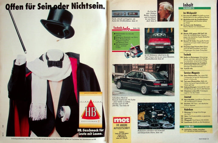 Inhaltsverzeichnis MOT  23/1990