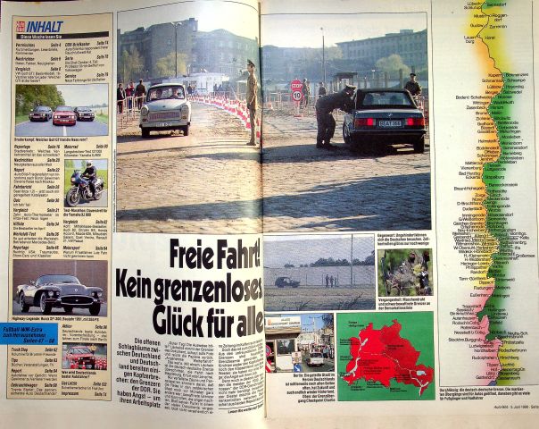 Inhaltsverzeichnis Auto Bild 23/1990