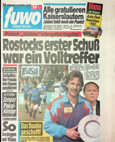 Fuwo Fussballwoche 23/1991