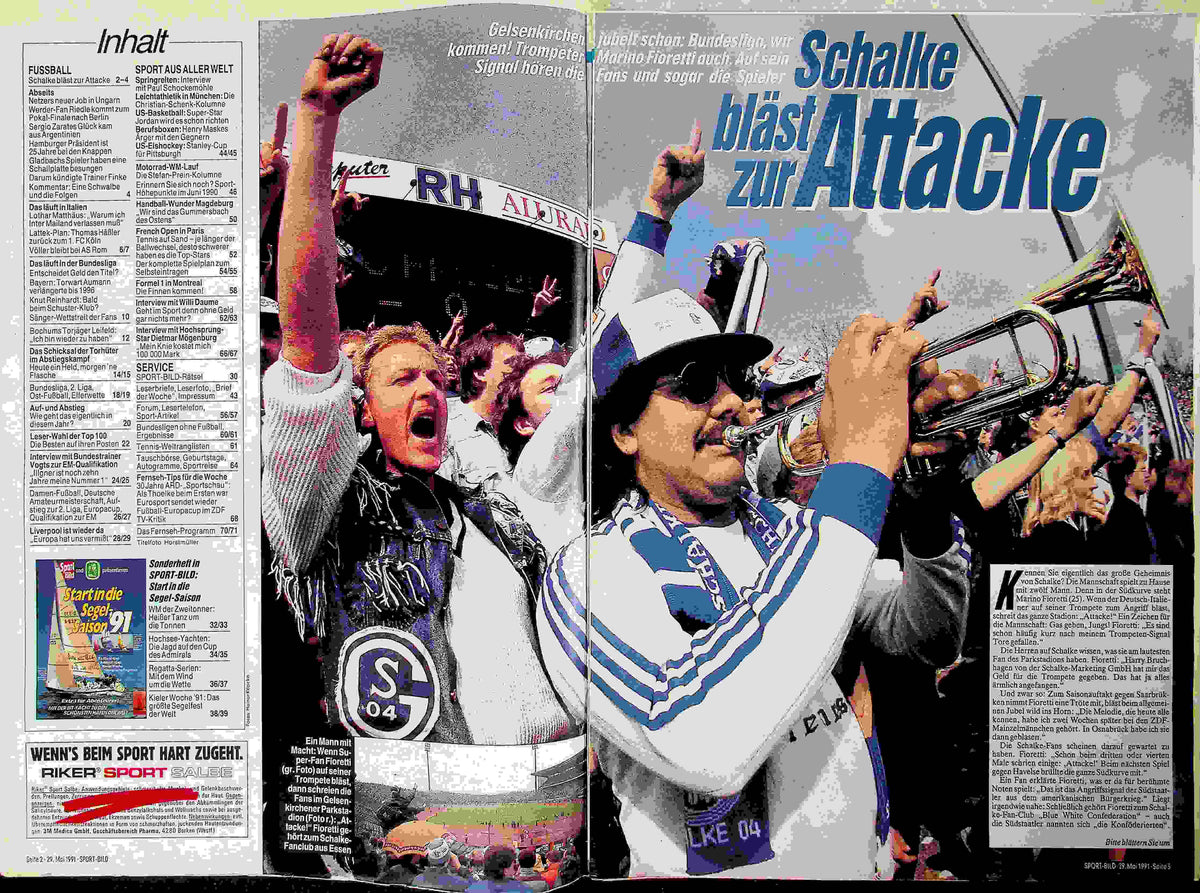 Inhaltsverzeichnis Sport Bild 23/1991