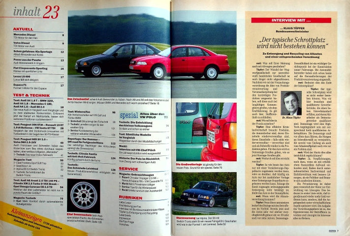 Inhaltsverzeichnis MOT 23/1994
