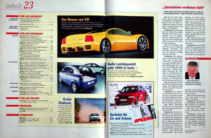 Inhaltsverzeichnis MOT 23/1997