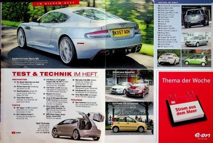 Inhaltsverzeichnis Auto Motor und Sport 23/2007