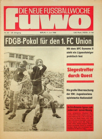 Fuwo Fussballwoche 24/1968