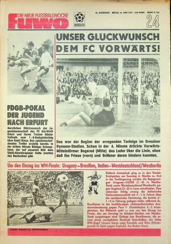 Fuwo Fussballwoche 24/1970
