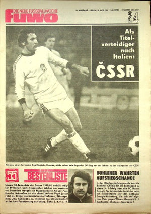 Fuwo Fussballwoche 24/1980