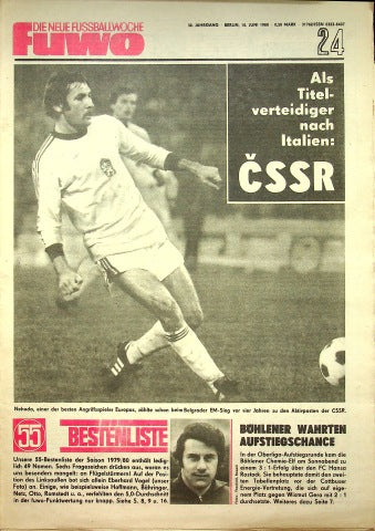 Fuwo Fussballwoche 24/1980