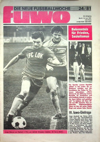 Fuwo Fussballwoche 24/1981
