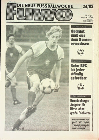Fuwo Fussballwoche 24/1983