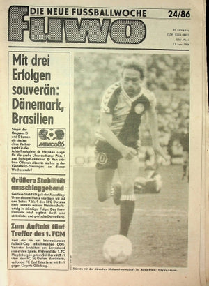 Fuwo Fussballwoche 24/1986