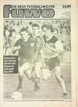 Fuwo Fussballwoche 24/1989