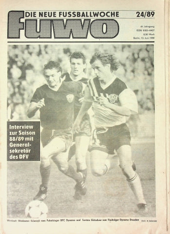 Fuwo Fussballwoche 24/1989