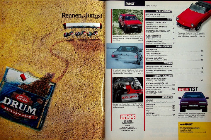 Inhaltsverzeichnis MOT 24/1989