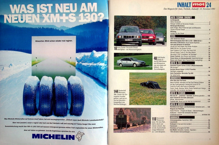 Inhaltsverzeichnis MOT 24/1993