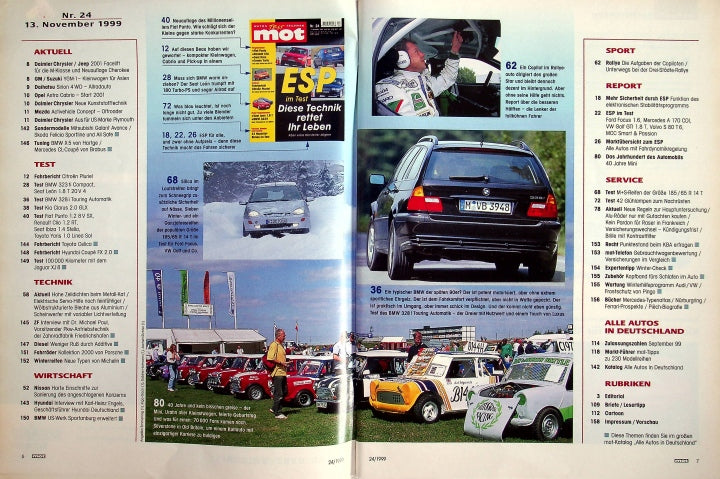 Inhaltsverzeichnis MOT 24/1999