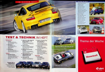 Inhaltsverzeichnis Auto Motor und Sport 24/2007