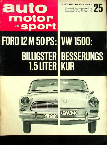 Auto Motor und Sport 25/1963