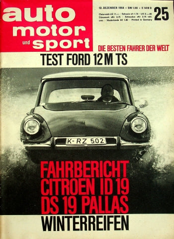 Auto Motor und Sport 25/1964