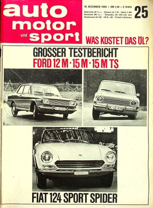 Auto Motor und Sport 25/1966