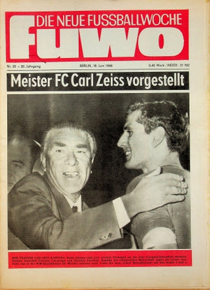 Fuwo Fussballwoche 25/1968