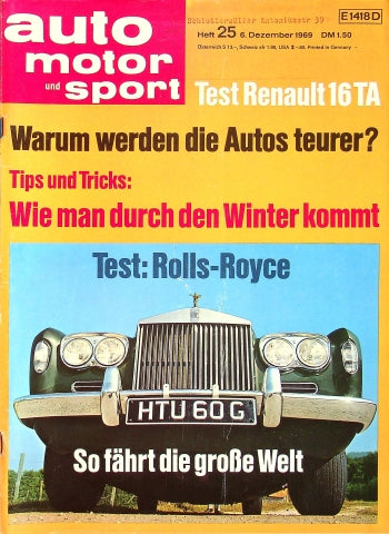 Auto Motor und Sport 25/1969
