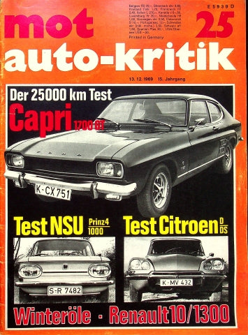 MOT 25/1969