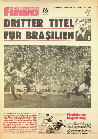 Fuwo Fussballwoche 25/1970