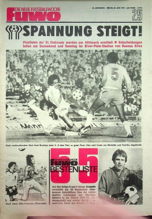 Fuwo Fussballwoche 25/1978